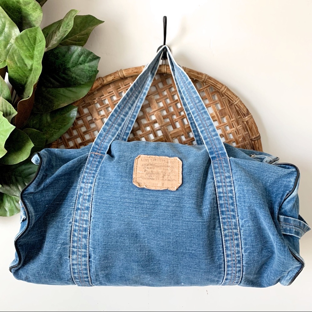 Vintage ( Levi’s ) Orange Tag Denim Duffel Bag